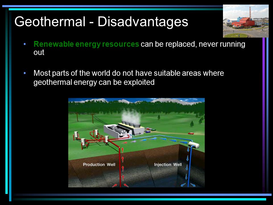Geothermal - Disadvantages