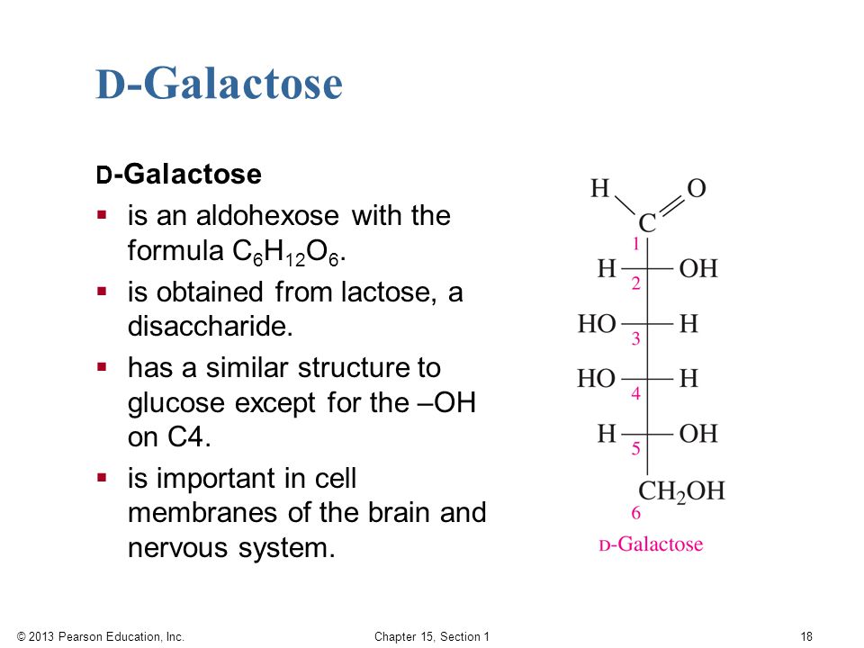 D-Galactose is an aldohexose with the formula C6H12O6.