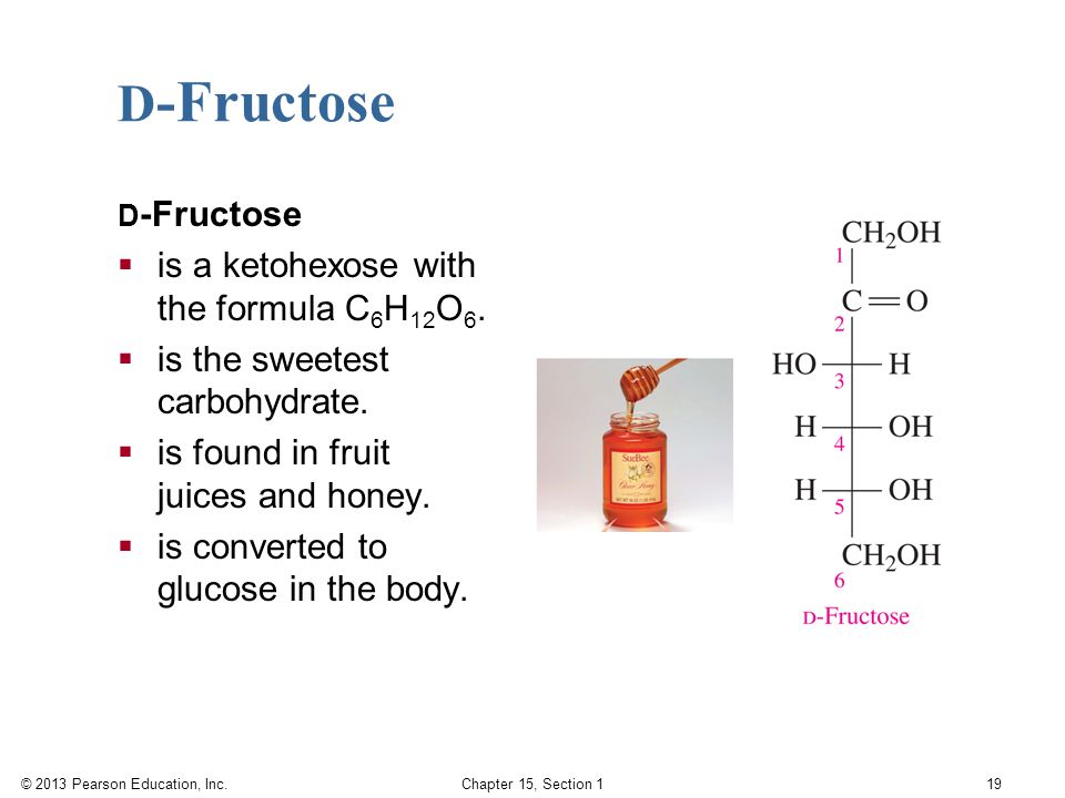 D-Fructose is a ketohexose with the formula C6H12O6.
