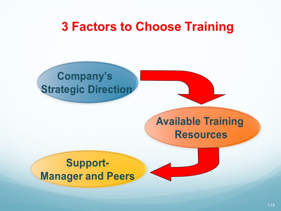 3 Factors to Choose Training