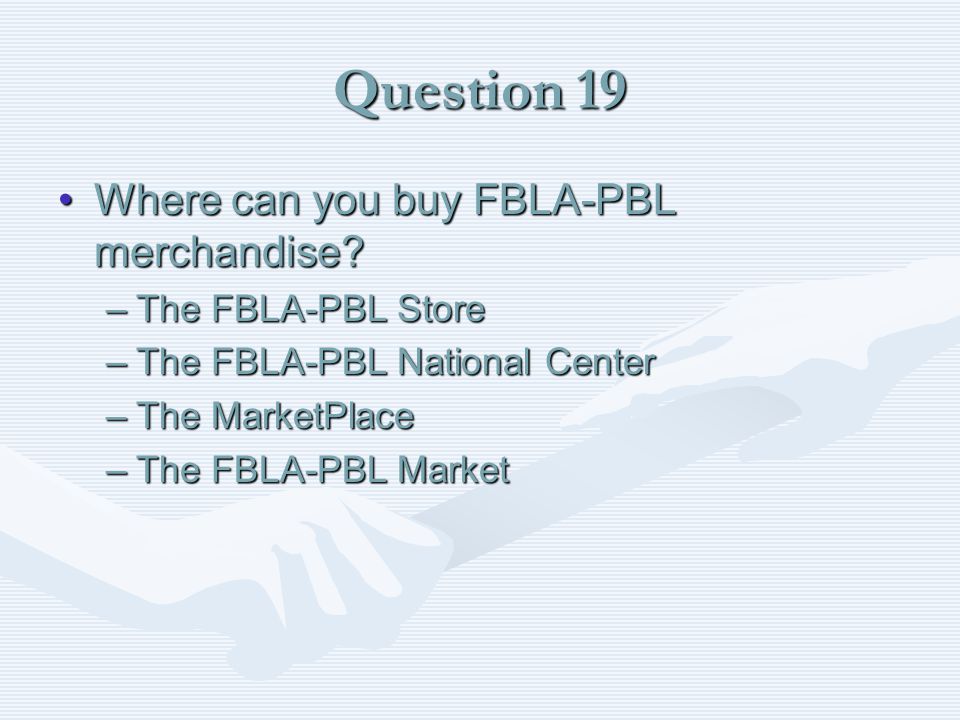 An introduction to the National Association of FBLA-PBL, Inc - ppt download