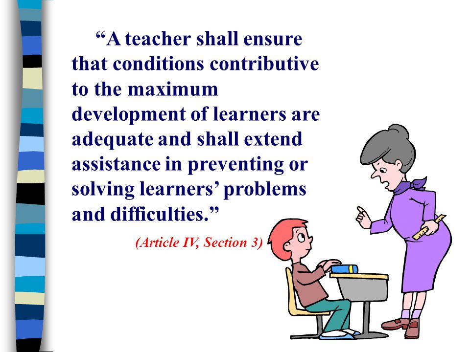 The Code Of Ethics For Professional Teachers In Their Dual Role As Educator And Parent Code Of Ethics For Professional Teachers Short Version Ppt Video Online Download