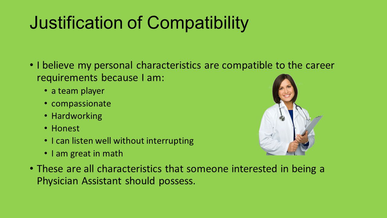 Justification of Compatibility