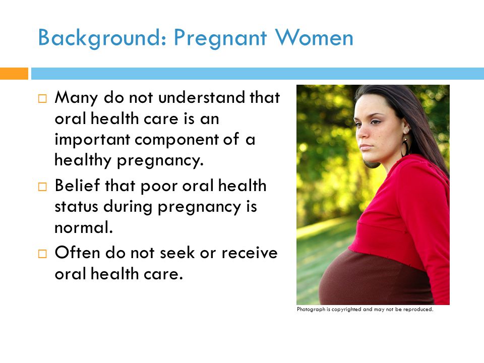 Background: Pregnant Women