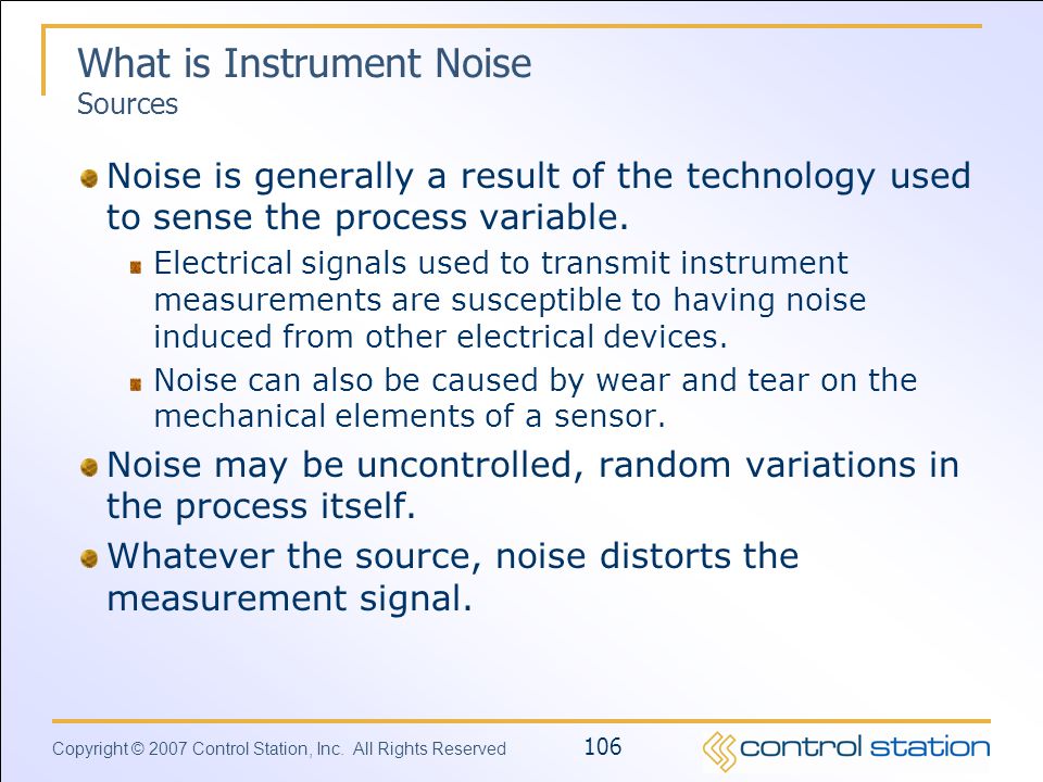 What is Instrument Noise Sources