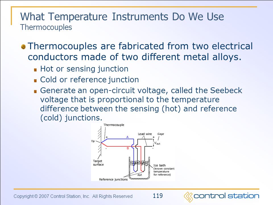What Temperature Instruments Do We Use Thermocouples