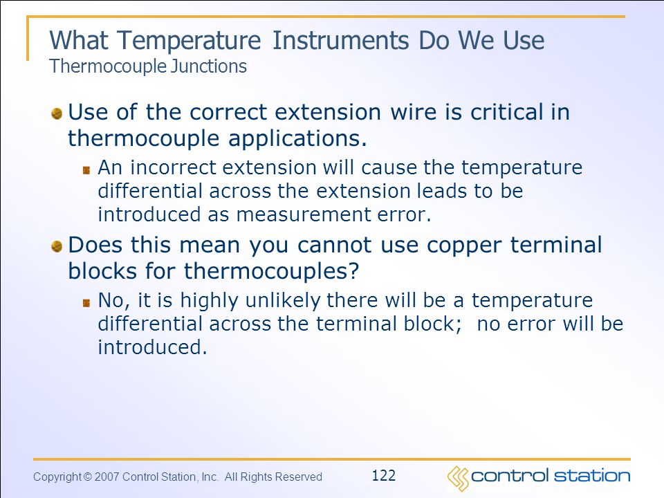 What Temperature Instruments Do We Use Thermocouple Junctions