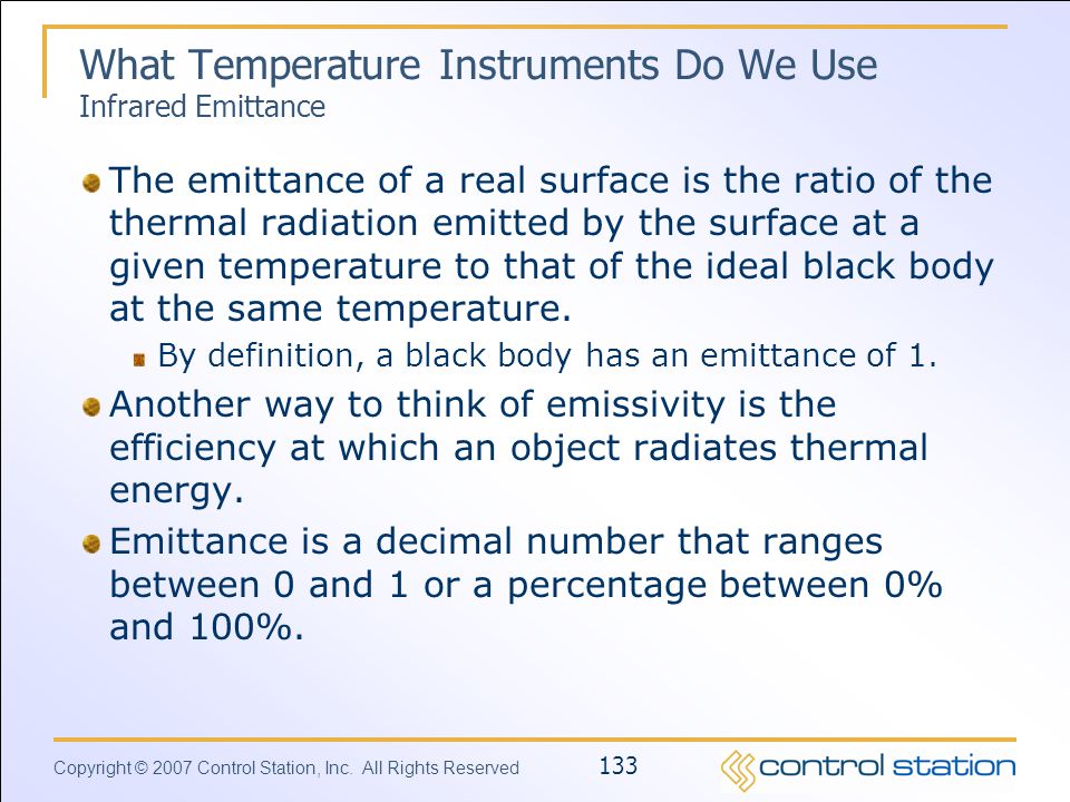 What Temperature Instruments Do We Use Infrared Emittance