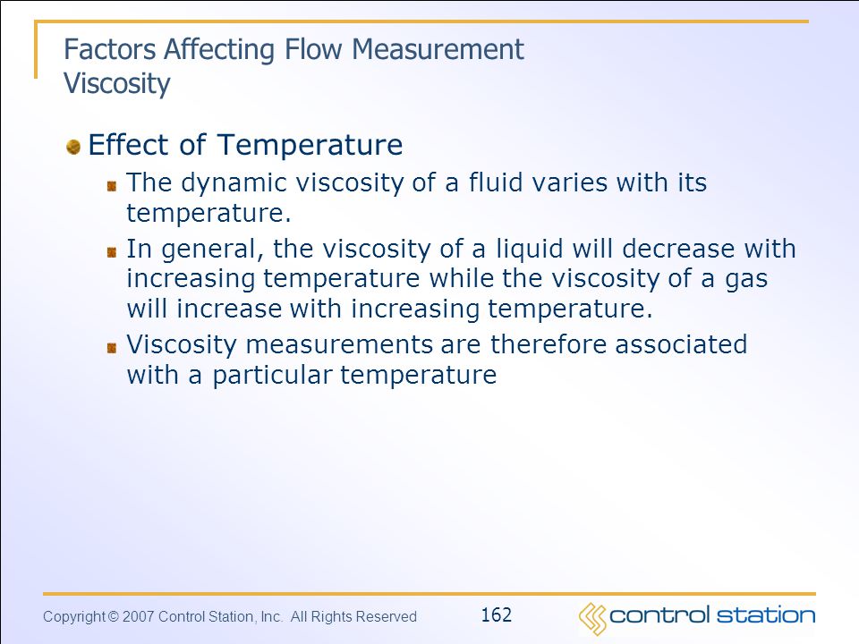 Factors Affecting Flow Measurement Viscosity