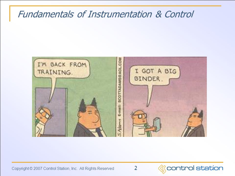 Fundamentals of Instrumentation & Control