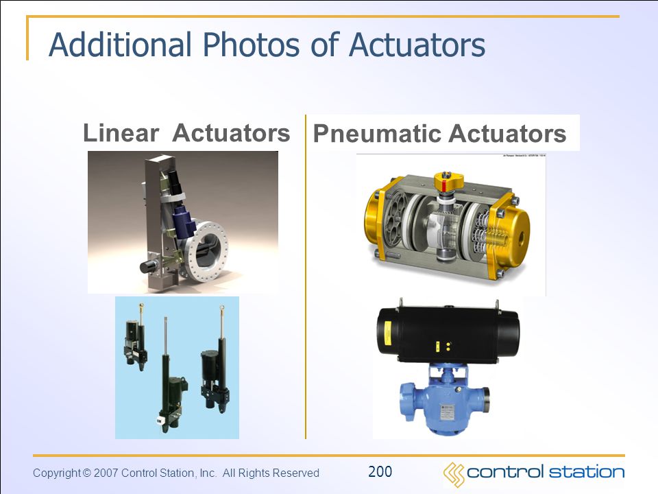 Additional Photos of Actuators