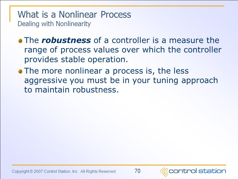 What is a Nonlinear Process Dealing with Nonlinearity