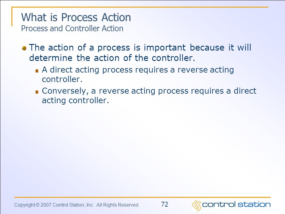 What is Process Action Process and Controller Action