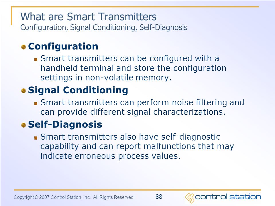 What are Smart Transmitters Configuration, Signal Conditioning, Self-Diagnosis