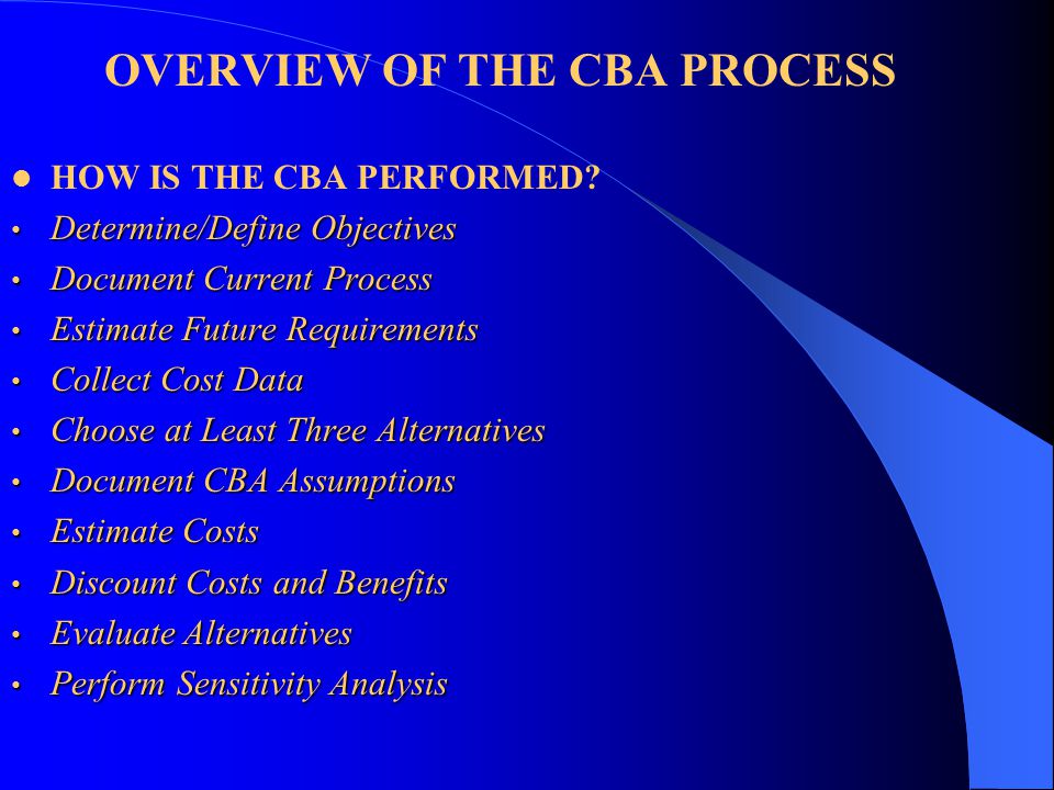 Cost Benefit Analysis (CBA) - Definition, Examples, FAQs