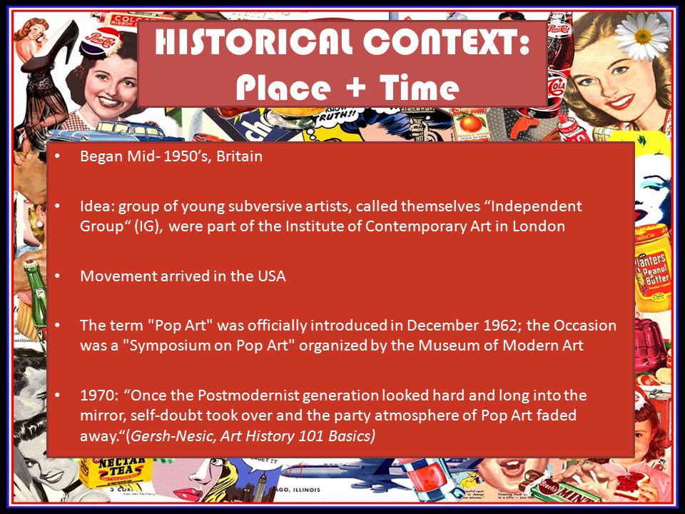 Art History- Pop Art + Andy Warhol - ppt video online download