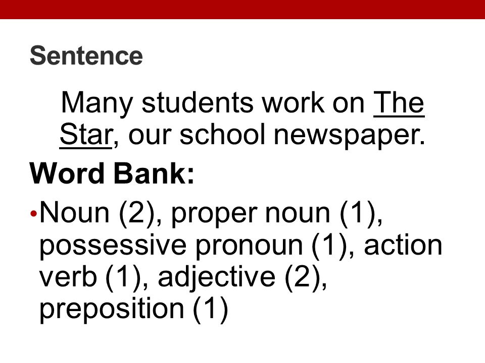 Many students work on The Star, our school newspaper.