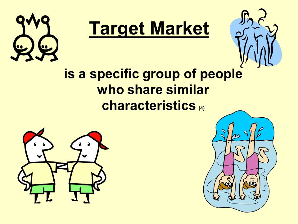 is a specific group of people who share similar characteristics (4)