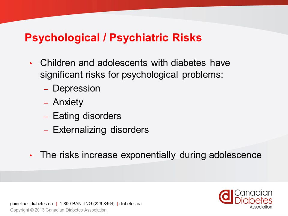 Psychological / Psychiatric Risks