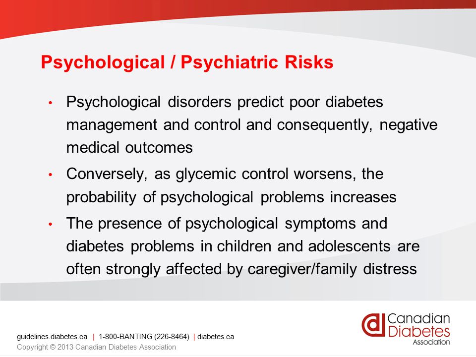 Psychological / Psychiatric Risks