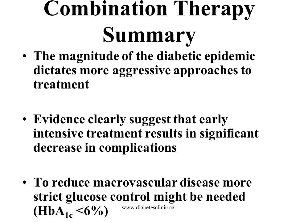Combination Therapy Summary