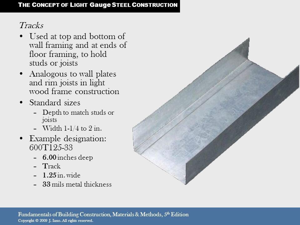 The Concept Of Light Gauge Steel Construction Ppt Video Online