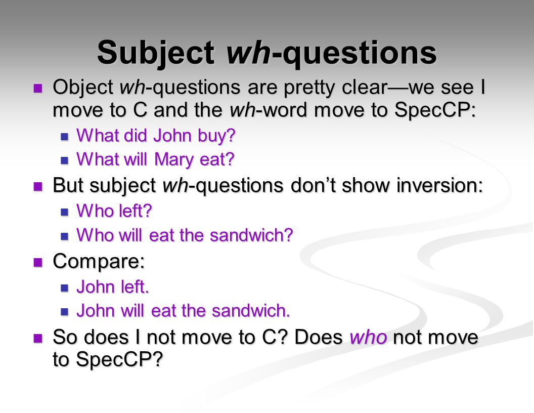 Написать subject. Вопрос to the subject. Subject questions в английском языке. Subject and object questions. Subject and object вопросы.