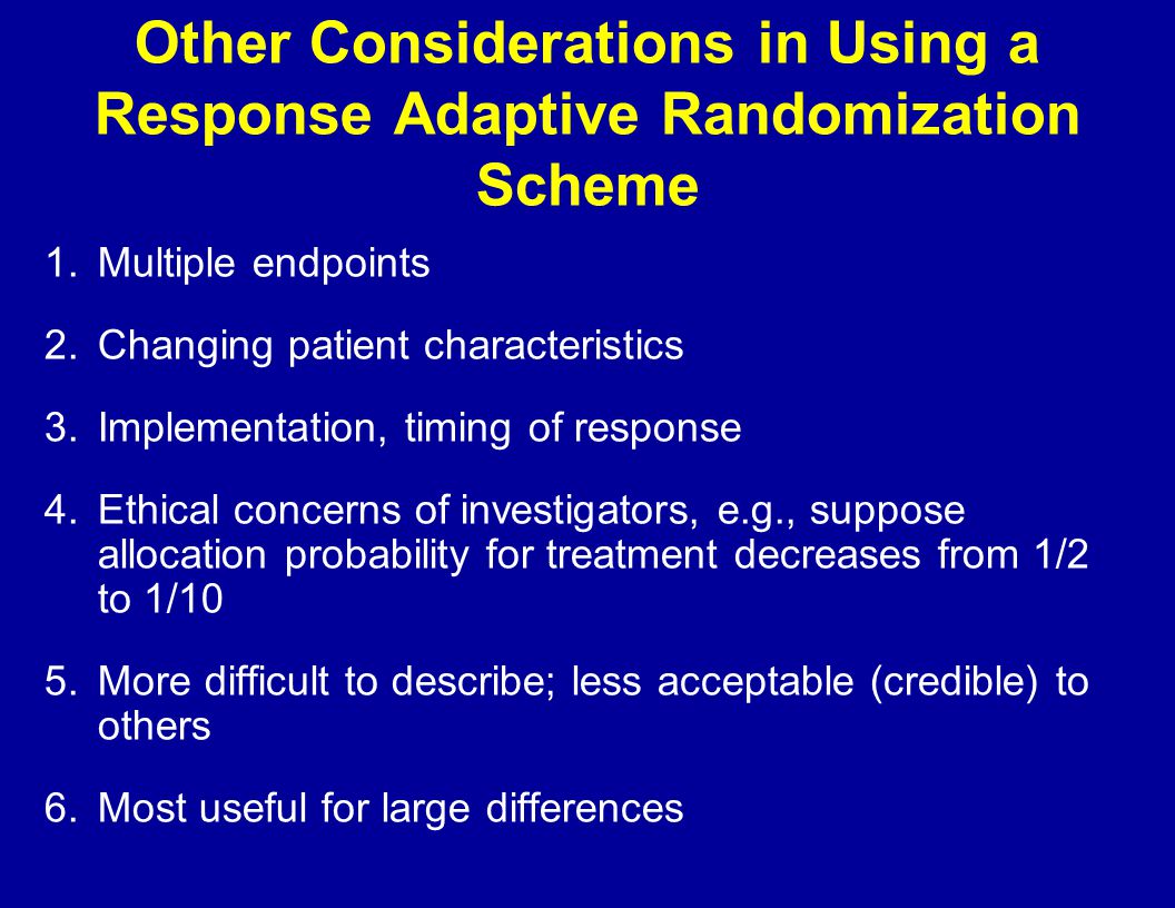 Outline of Randomization Lectures - ppt video online download