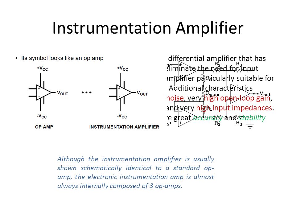 Instrumentation Amplifier Ppt Video Online Download