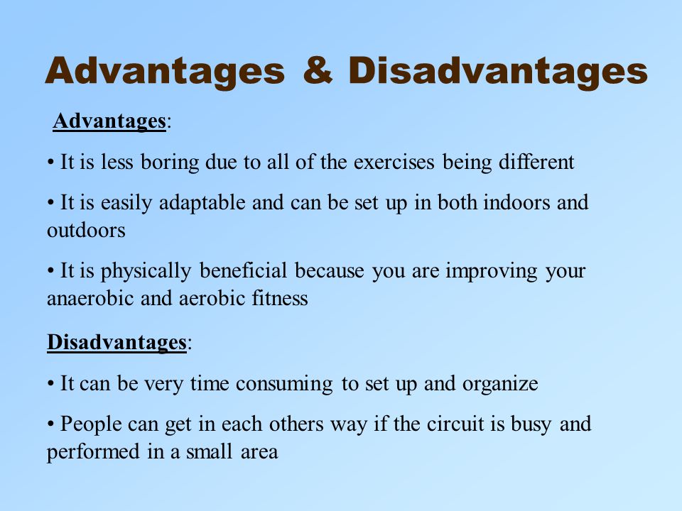 disadvantages of outdoor exercise