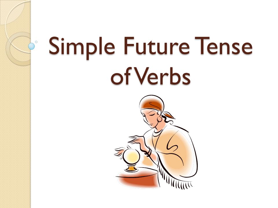 Simple Future Tense of Verbs