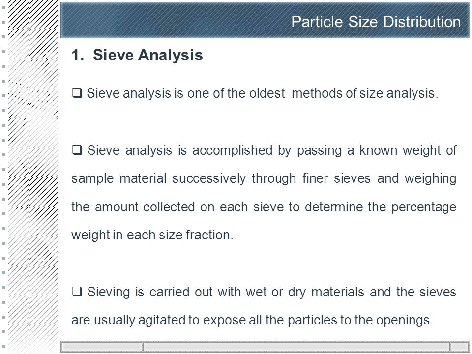 PPT - Particle size distribution PowerPoint Presentation, free download -  ID:9106834