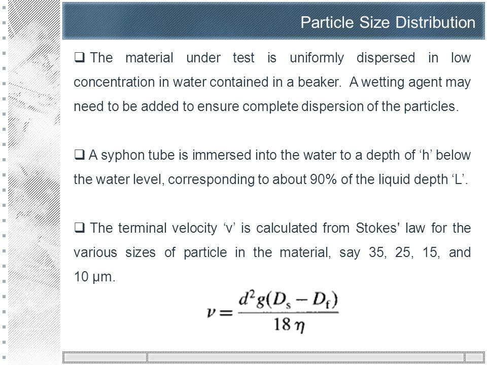 Particle Size Distribution (PSD) - ppt video online download