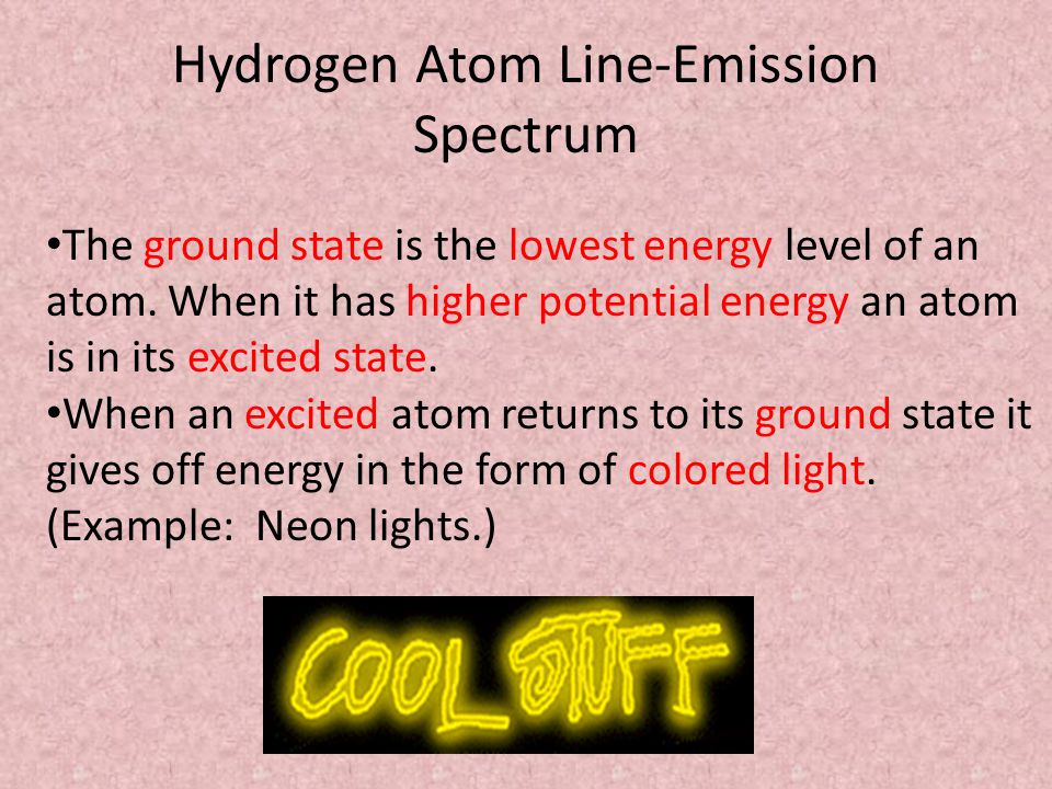 Hydrogen Atom Line-Emission Spectrum