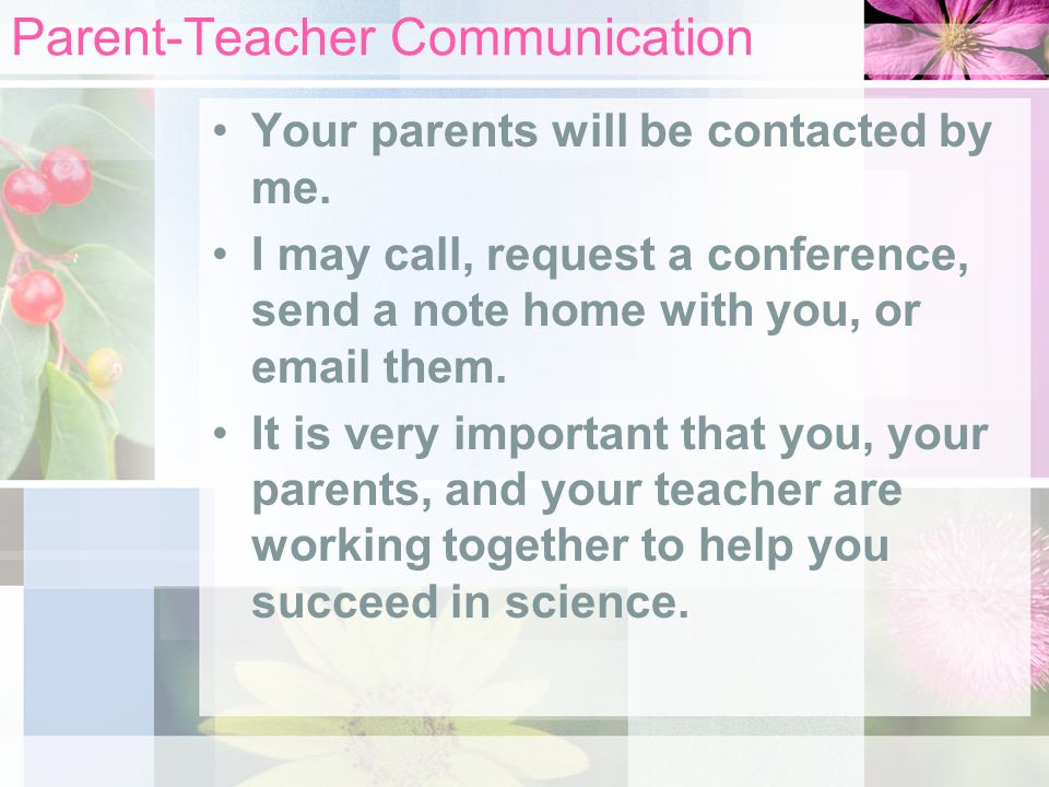 Parent-Teacher Communication