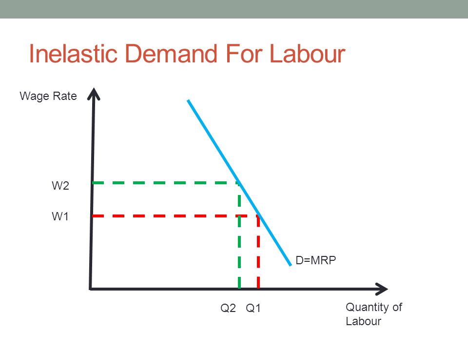 Inelastic Demand For Labour