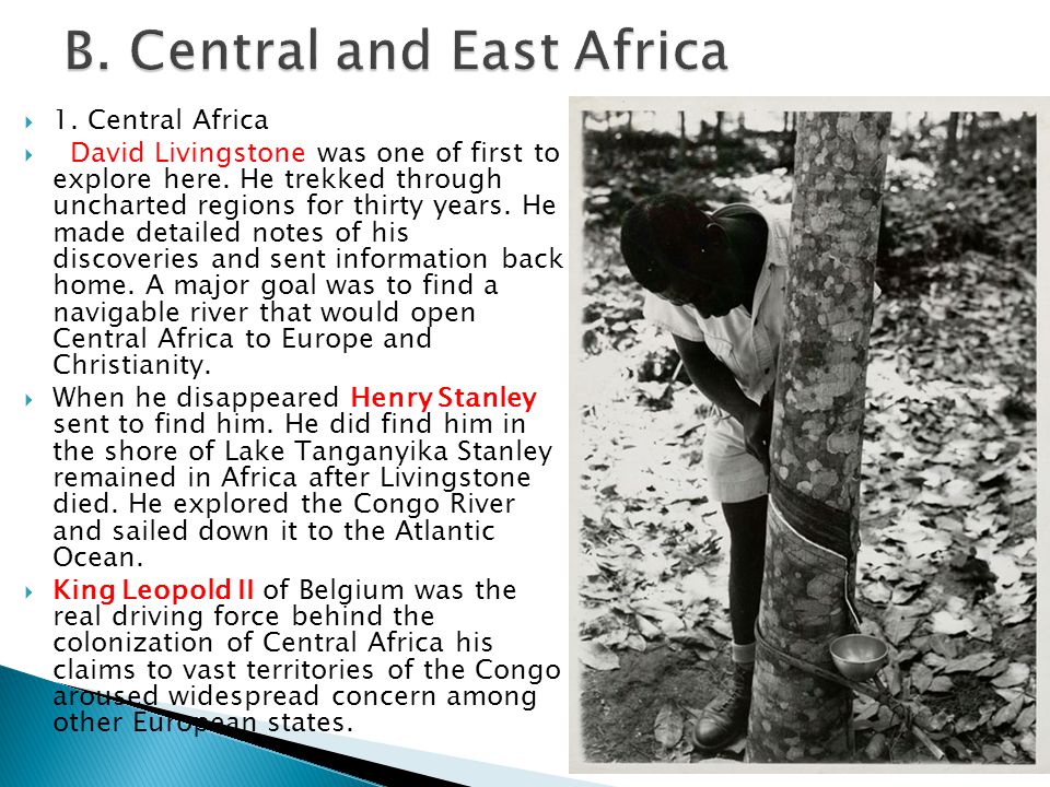 B. Central and East Africa