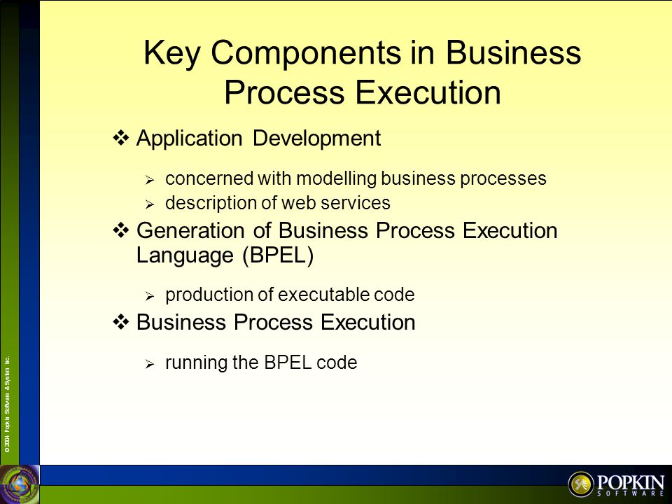 Key Components in Business Process Execution
