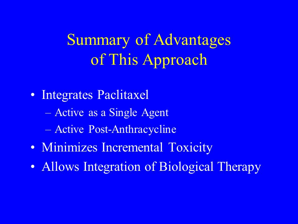 Summary of Advantages of This Approach