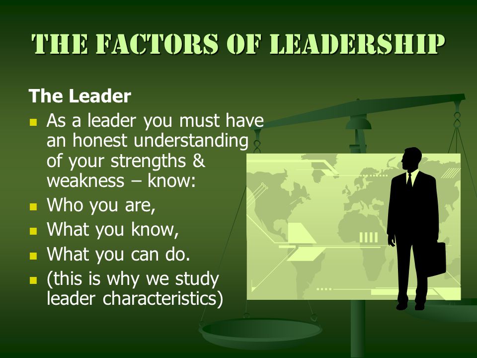The Factors of Leadership