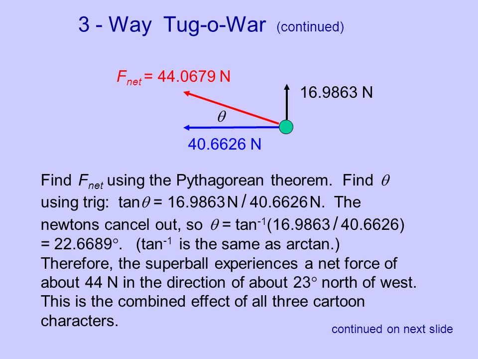 3 - Way Tug-o-War (continued)