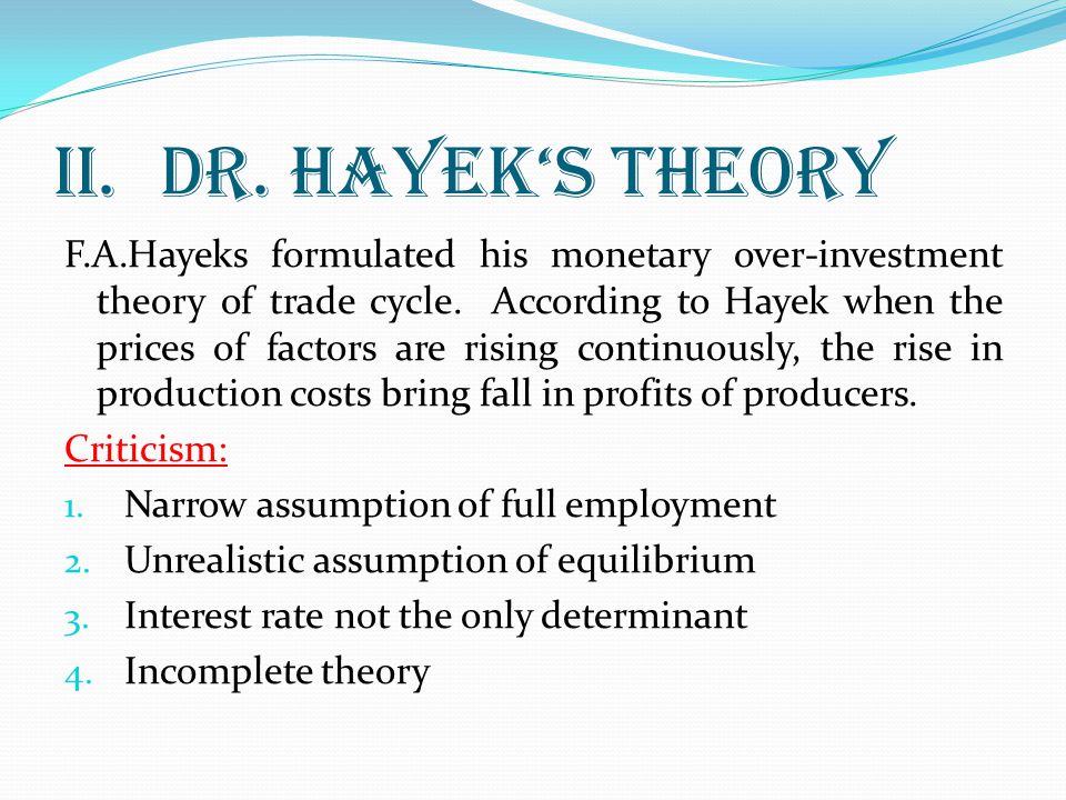 theories of trade cycle ppt