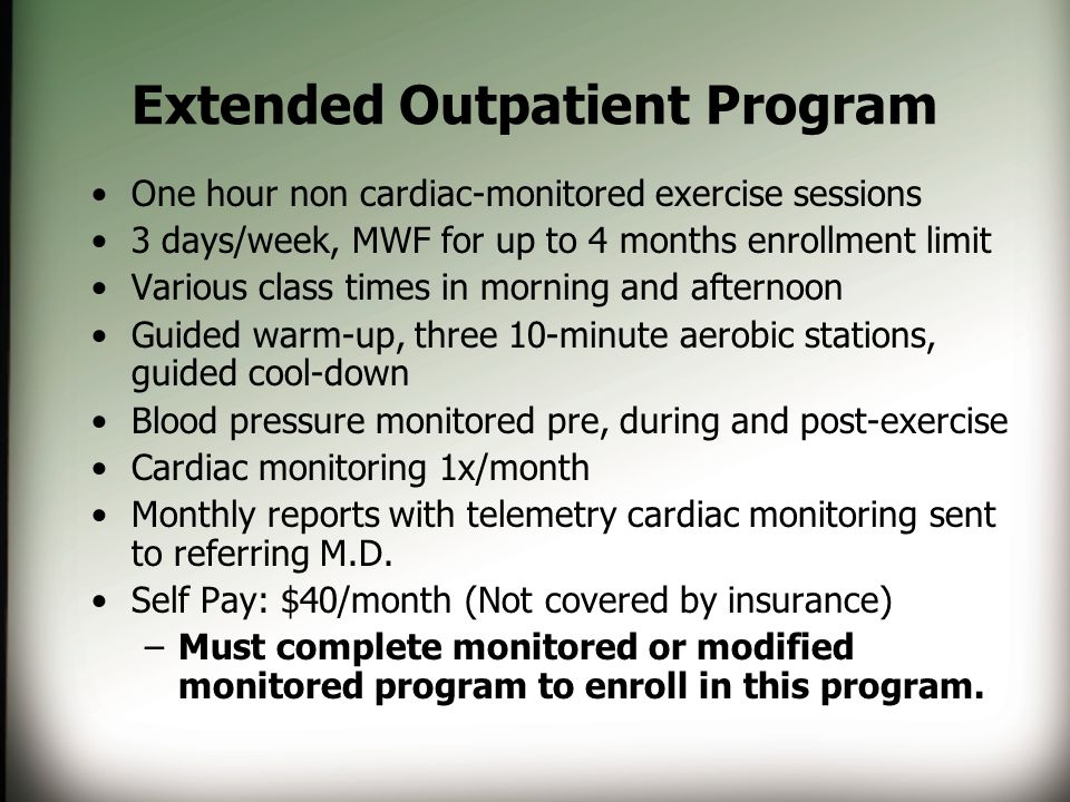 Extended Outpatient Program
