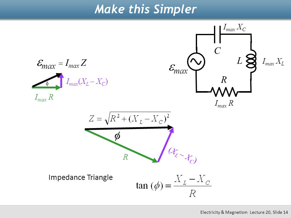 Physics 2112 Unit Outline Driven Ac Circuits Phase Of V And I Ppt Video Online Download