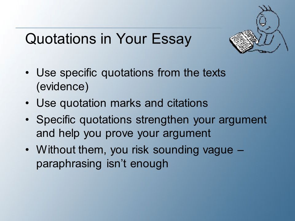 Quotations in Your Essay