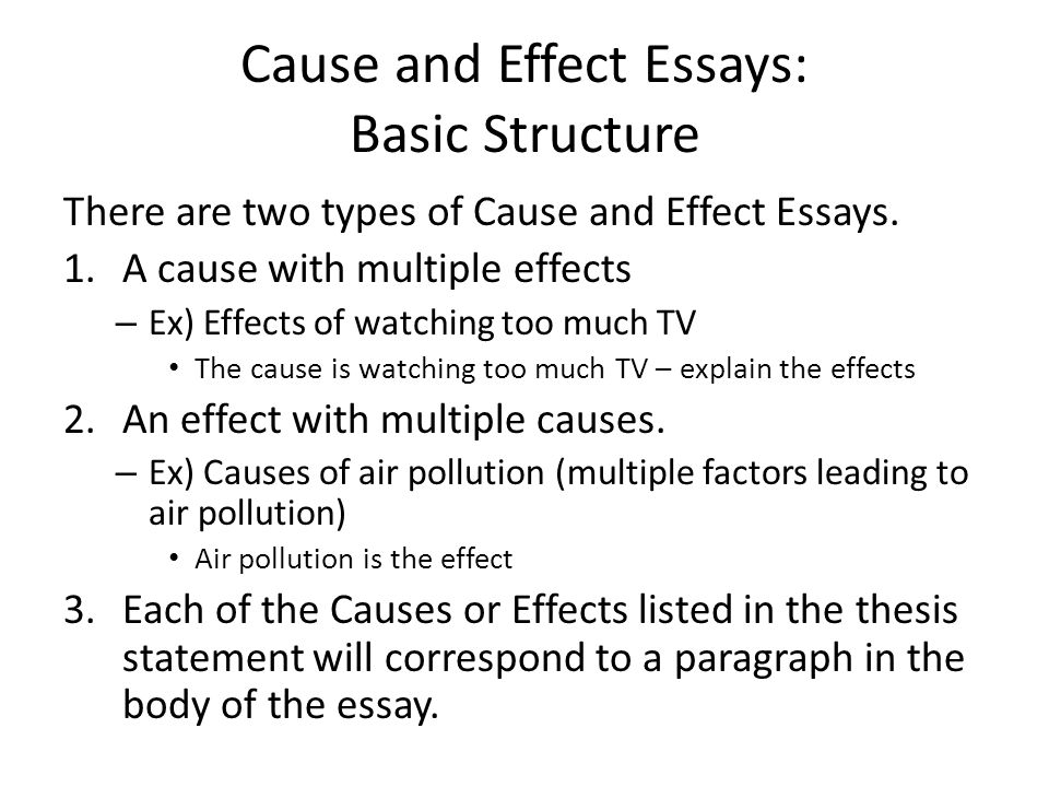 essay about air pollution cause and effect