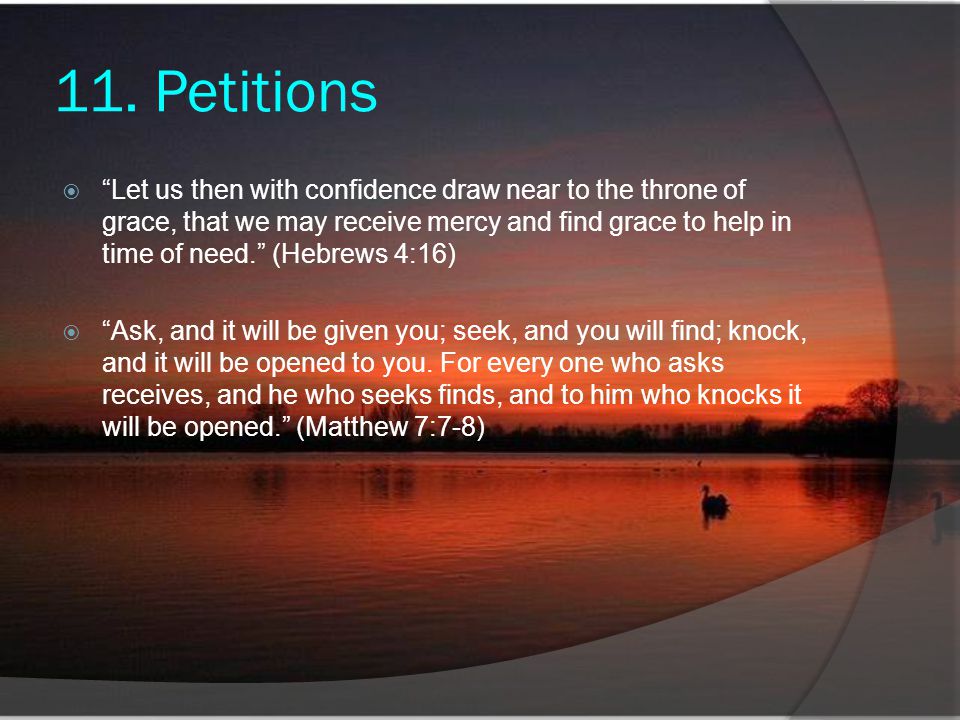 11. Petitions