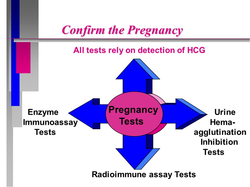Confirm the Pregnancy Pregnancy Tests