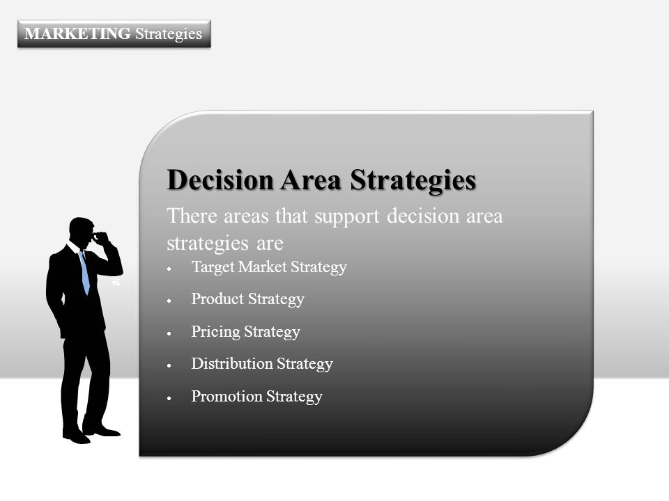 Decision Area Strategies