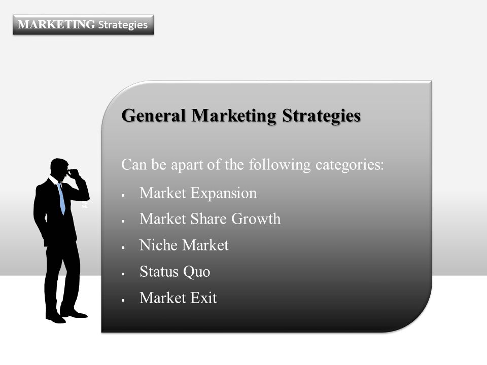 General Marketing Strategies
